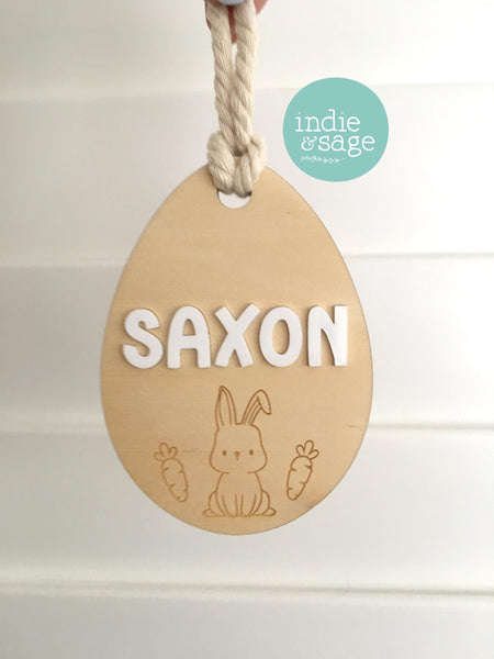 Personalised Easter Basket Tag