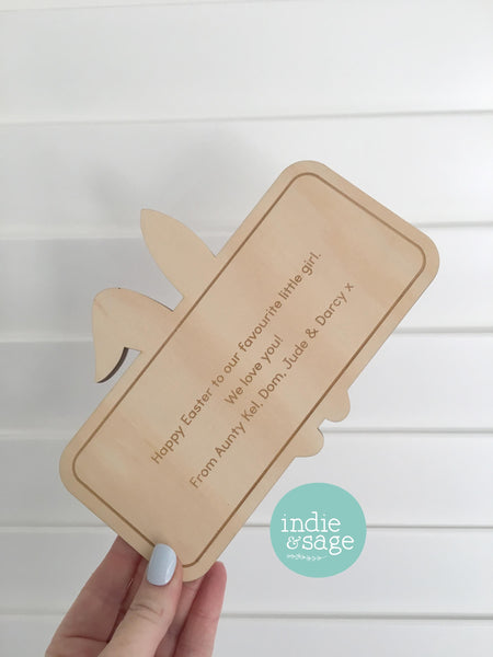 Personalised Wooden Easter Name Puzzle - Wooden Name Puzzle, First Easter Gift, Easter Gifts, Easter, Easter Bunny, Matching Easter Crate