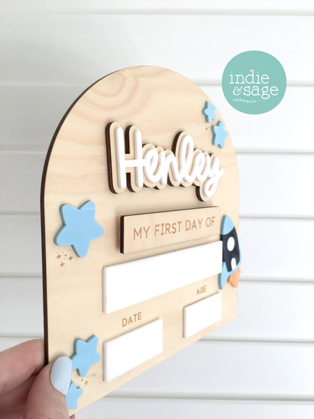 Interchangeable First & Last Day Board, Back to School, First day of School, First Day of School Card, First day of School Gift, School Sign