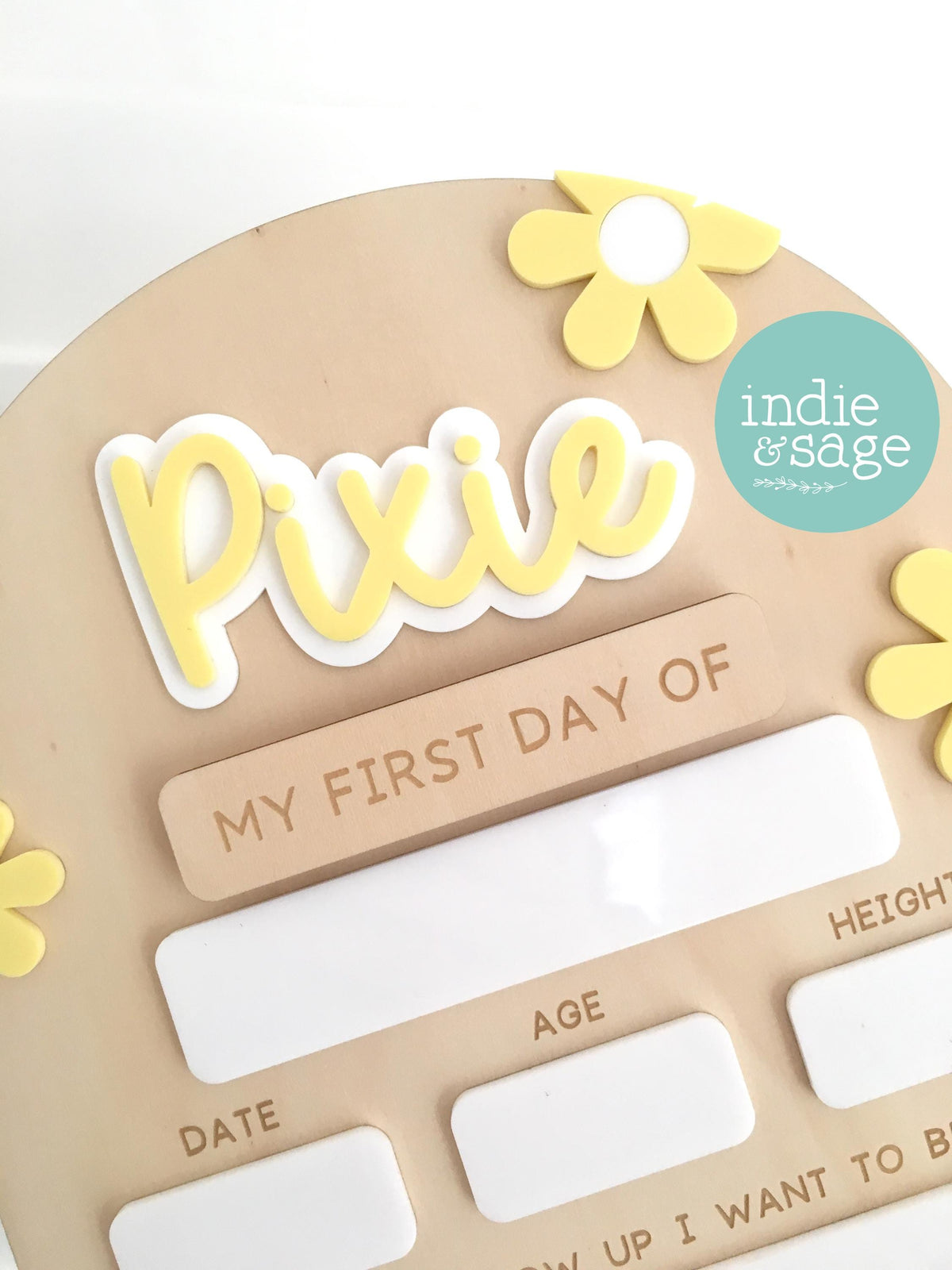 First Day of School Sign | Reusable Back to School Board | First Day Board | Kindergarten First Day | Personalised School Milestone Sign