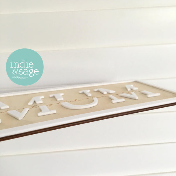 Mothers Day Plaque - Engraved Timber with Family Names & Acrylic - Gift for Mum