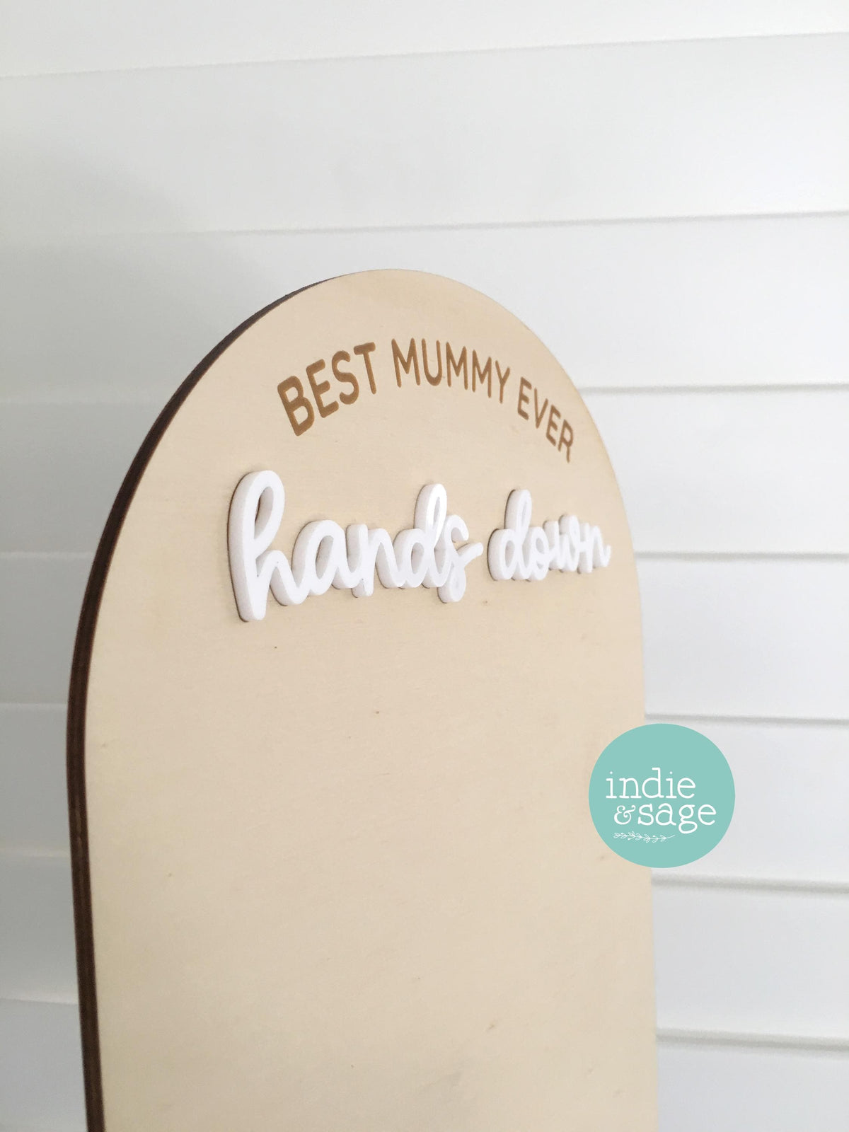 Personalised Handprint Plaque | Mothers Day Gift for Mum and Grandmas | Keepsake Gift from Kids
