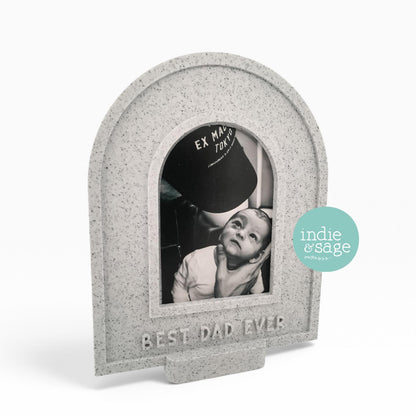 Personalised Father's Day Photo Frame | Dad Gifts | Fathers Day Gifts | Personalised Fathers Day Gifts | 3D printed Arch Shape Photo Frame