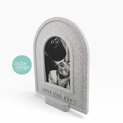 Personalised Father's Day Photo Frame | Dad Gifts | Fathers Day Gifts | Personalised Fathers Day Gifts | 3D printed Arch Shape Photo Frame