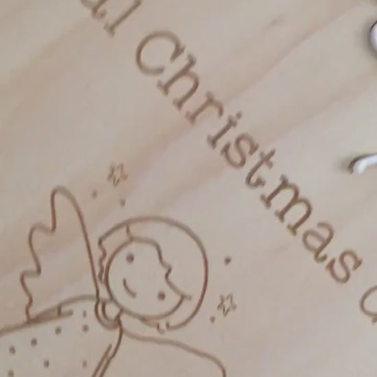 Christmas Eve Box Sign for Girls | Personalised Christmas Box/Crate Sign | Special Delivery Plaque, Girls Christmas