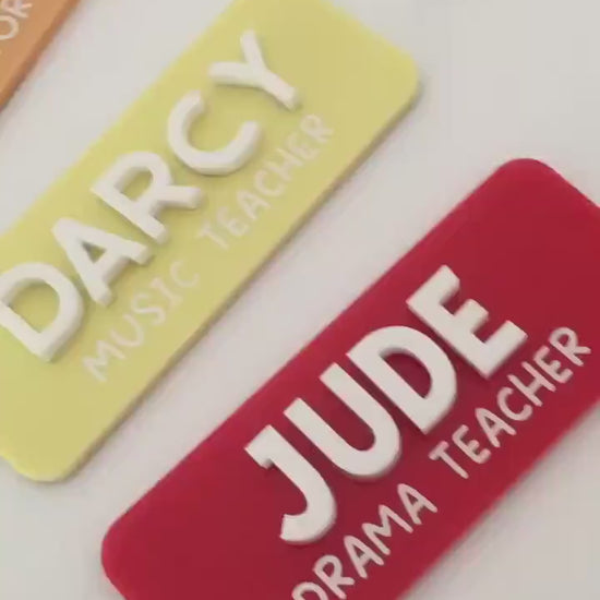 Personalised Name Badge - Work Name Badge - Nurse Name Badge - Custom Fun Name Badge