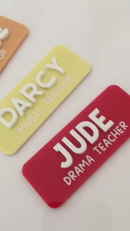 Personalised Name Badge - Work Name Badge - Nurse Name Badge - Custom Fun Name Badge