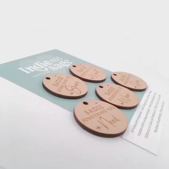 Personalised Mini Something Gift Tags, Christmas Gift Tags, Something To Gift Tags, Mindful Gift Tags, Wooden Gift Tags, Christmas Gift
