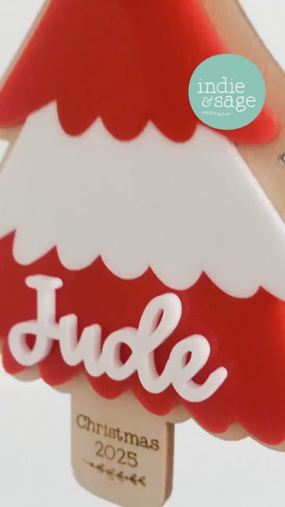 Personalised Christmas Decorations - Christmas 2025 Tree Ornament