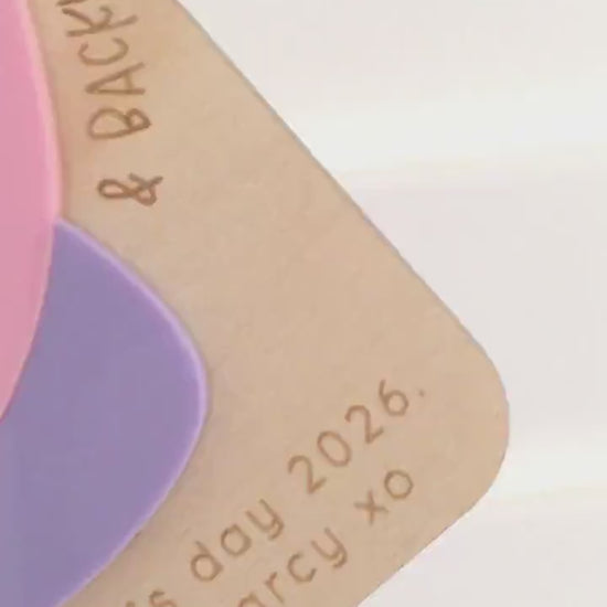 Personalised Mothers Day Photo Frame - We Love You To The Moon & Back