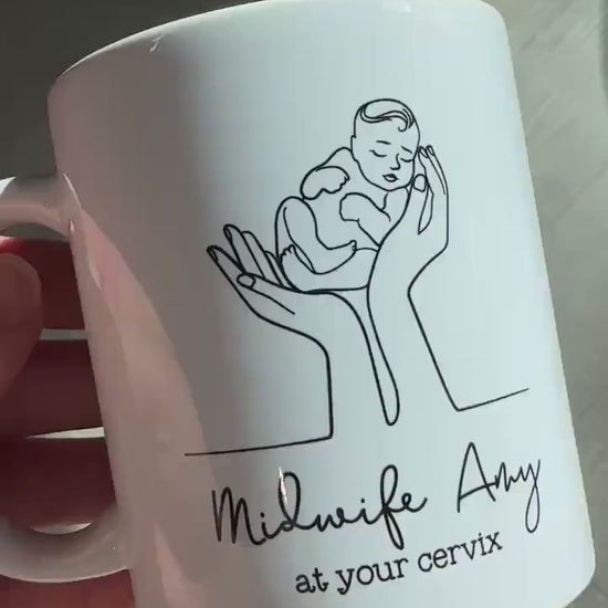 Personalised Midwife Mug, Midwife Gifts, Gift for Midwife, Cute Midwife, Gifts for Midwife, Midwife, Midwife Gift Ideas, Personalised Gifts