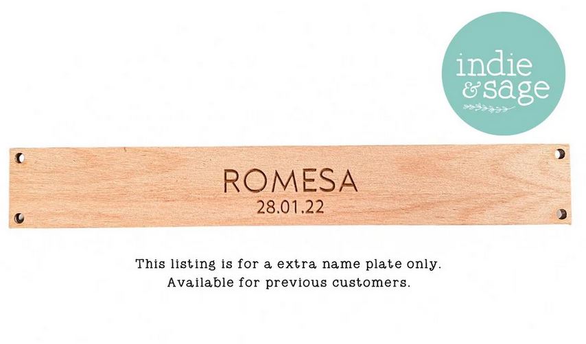 Extra Name Plate for Grandchildren signs