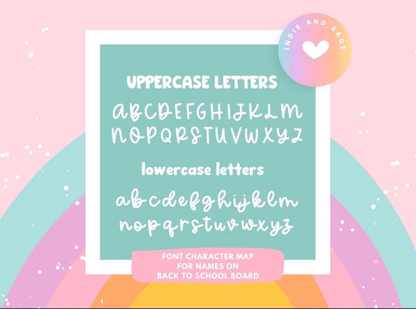 Personalised First & Last Day of School Board, White & Rose Gold Floral, Interchangeable Name Sign