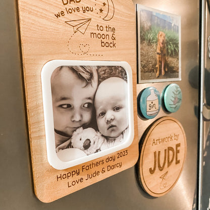 Personalised Photo Frame - We Love You To The Moon & Back