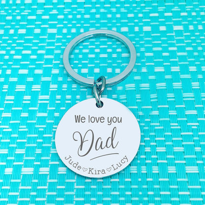 Personalised Keyring - We Love You