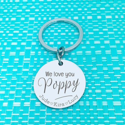 Personalised Keyring - We Love You