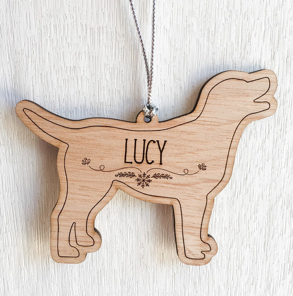 Personalised Dog Breed Christmas Decoration (Dog Christmas Ornament, Dog Christmas Gifts, Dog Ornament, Cat Christmas Decoration)