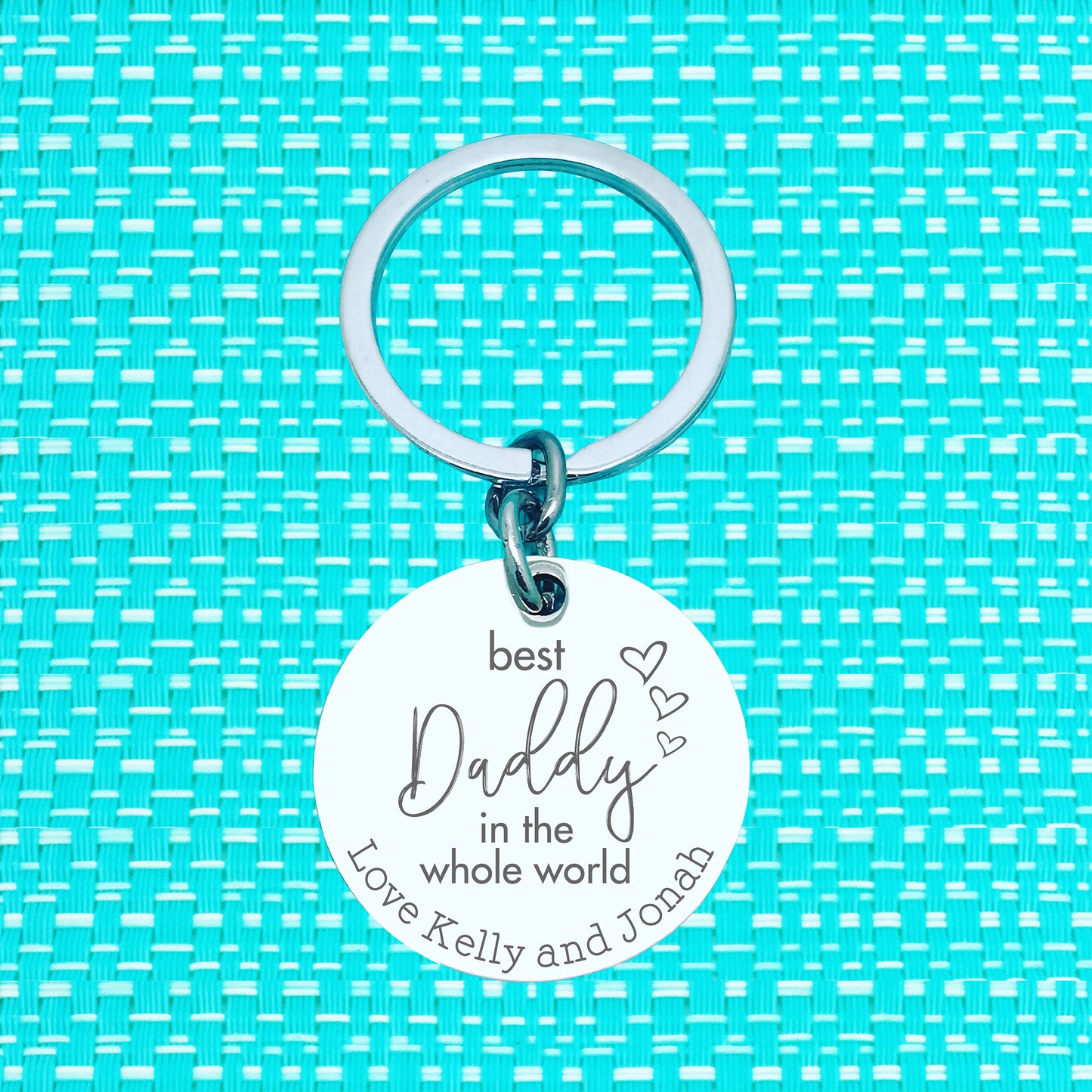 Personalised Keyring - Best Daddy In The World