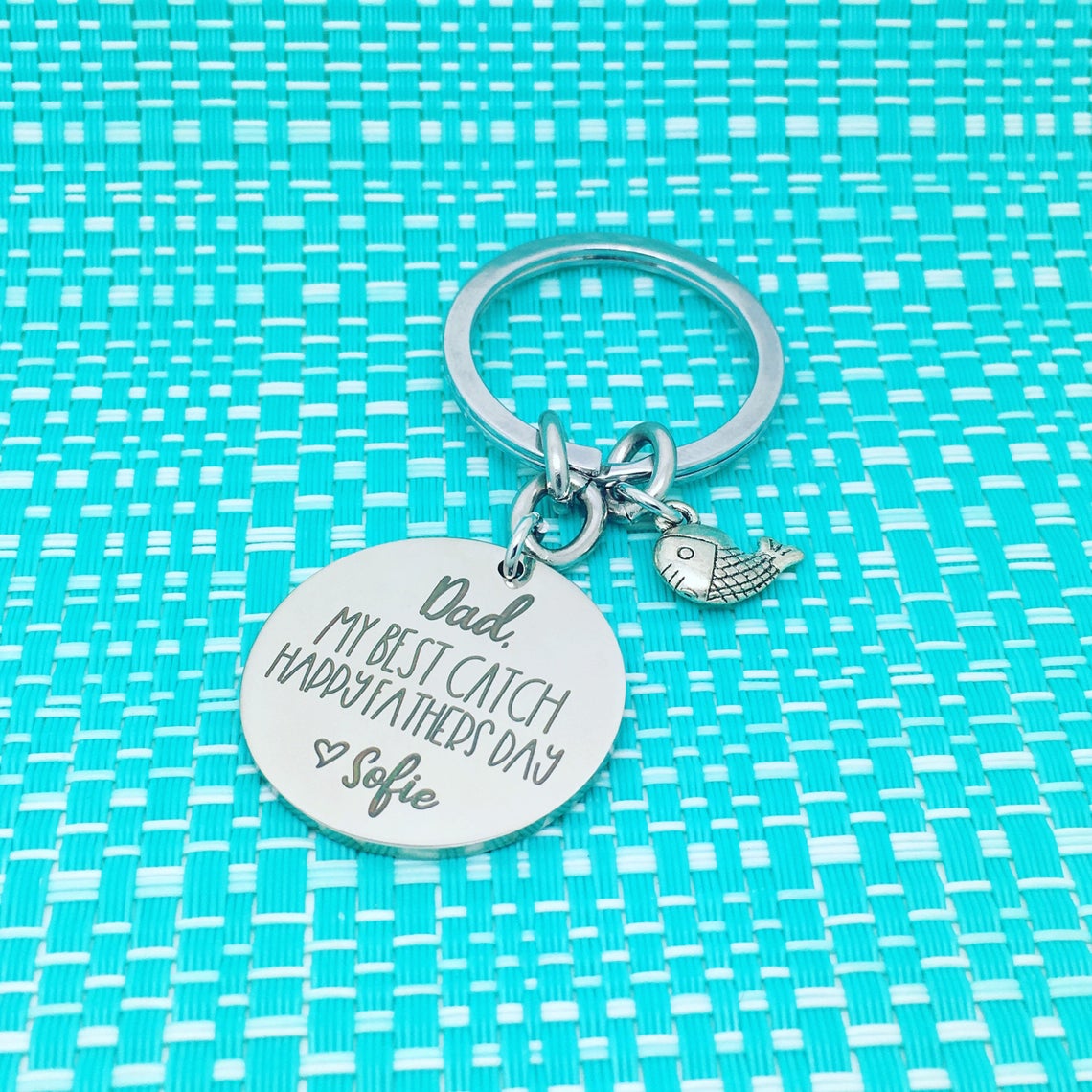 Personalised Keyring - My Best Catch by Far