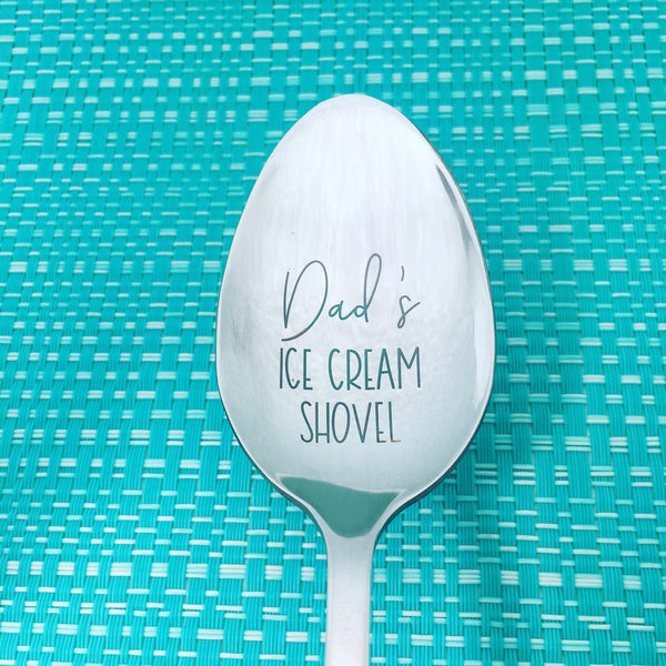 Personalised Spoon, Ice Cream Shovel (Personalise It With Any Name)