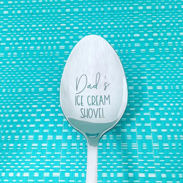 Personalised Spoon, Ice Cream Shovel (Personalise It With Any Name)