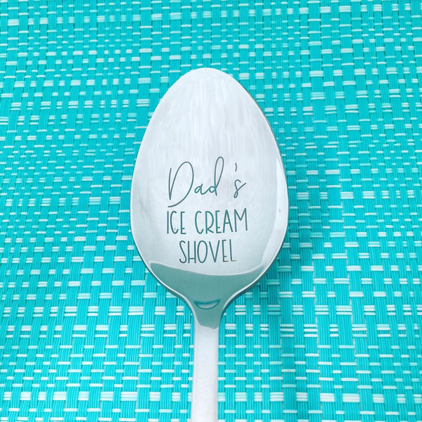 Personalised Spoon, Ice Cream Shovel (Personalise It With Any Name)