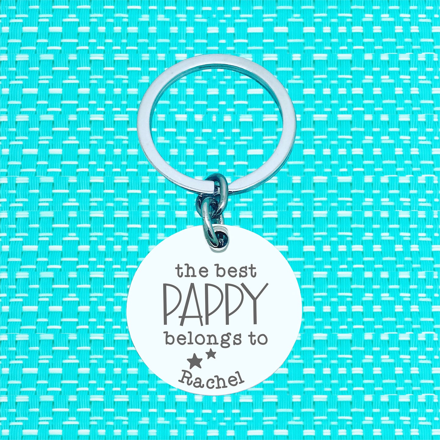 Personalised Keyring - The Best Daddy Belongs Too