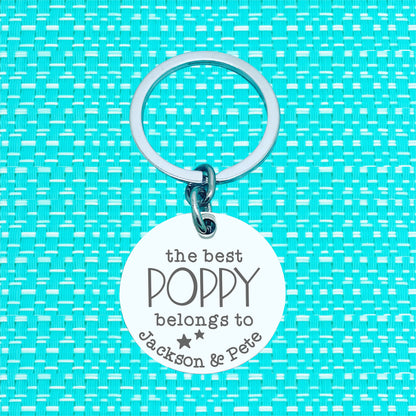 Personalised Keyring - The Best Daddy Belongs Too
