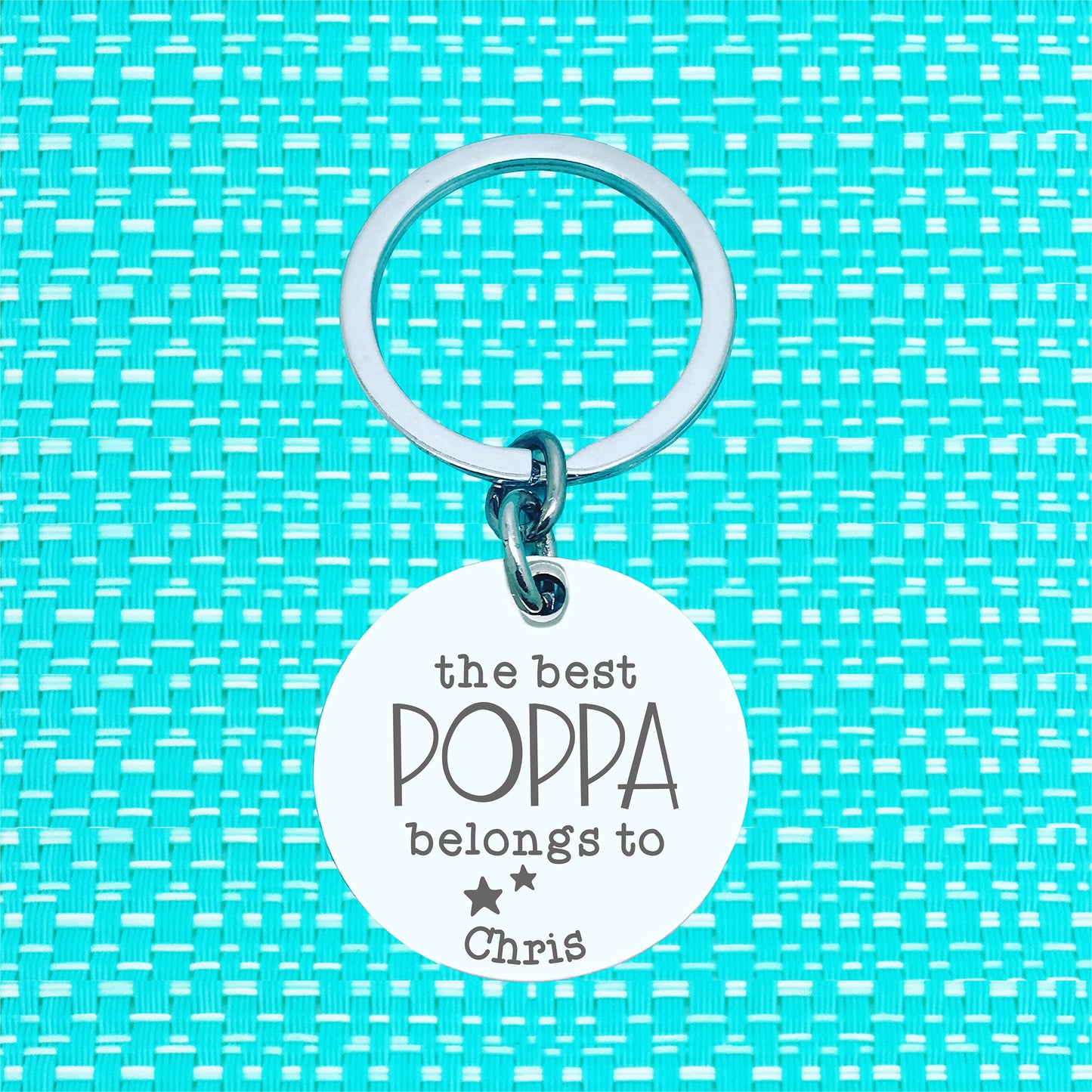 Personalised Keyring - The Best Daddy Belongs Too