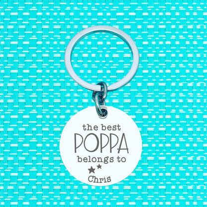 Personalised Keyring - The Best Daddy Belongs Too