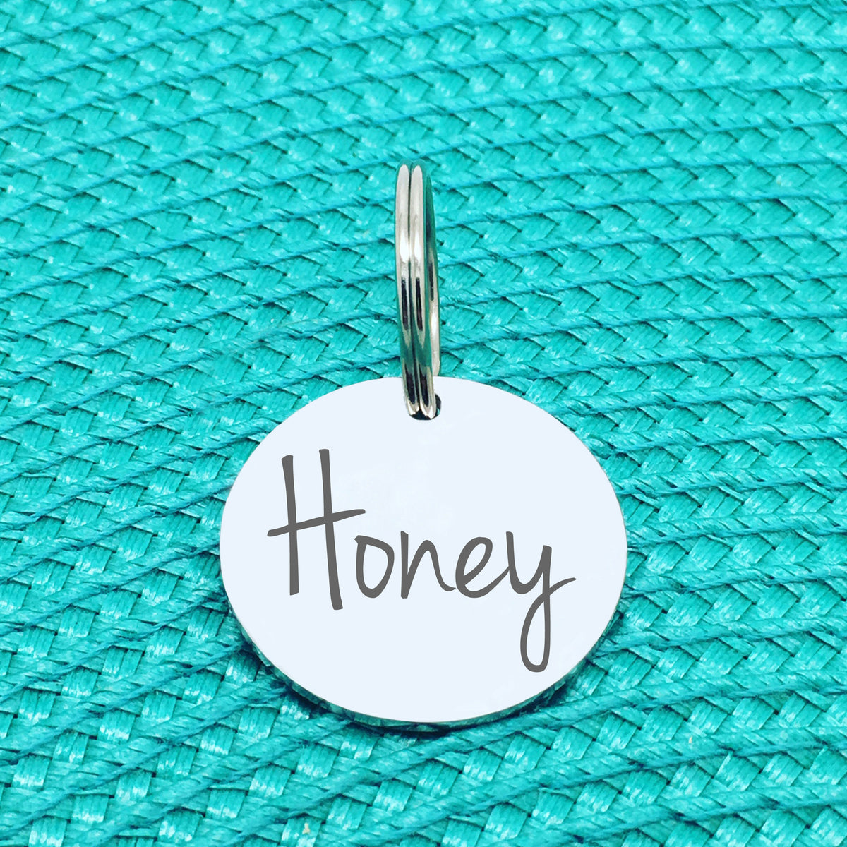 Engraved Personalised Pet Tag, Indie Design (Personalised Custom Engraved Dog Tag)