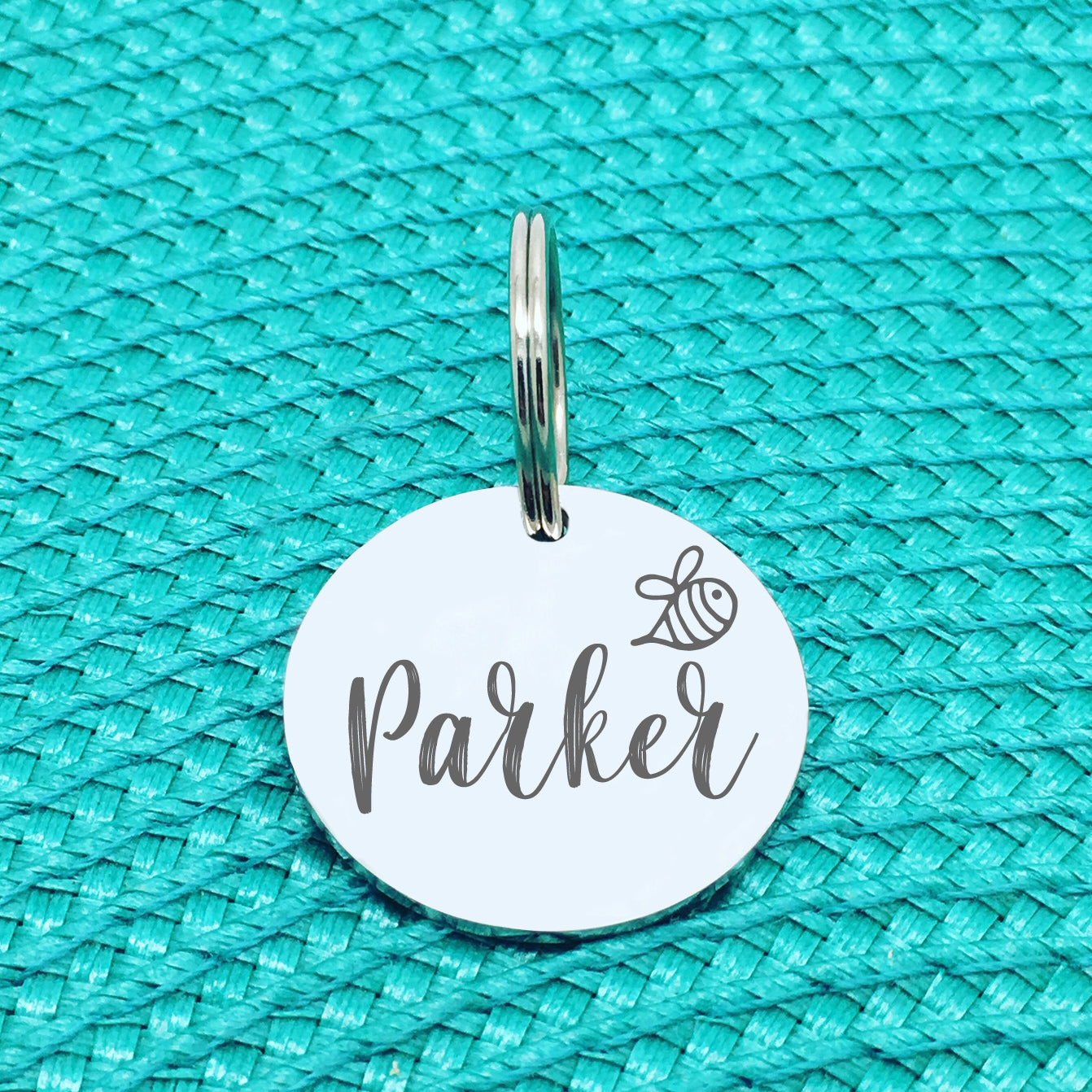 Personalised Pet Tag Honey Bee Design (Personalised Dog Tag / Personalised Cat Tag)