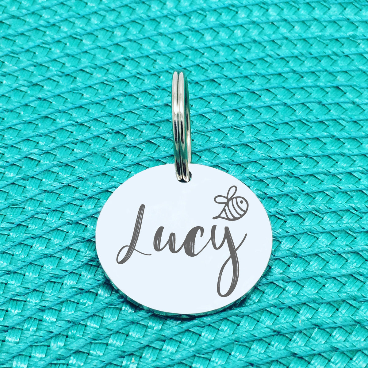 Personalised Pet Tag Honey Bee Design (Personalised Dog Tag / Personalised Cat Tag)