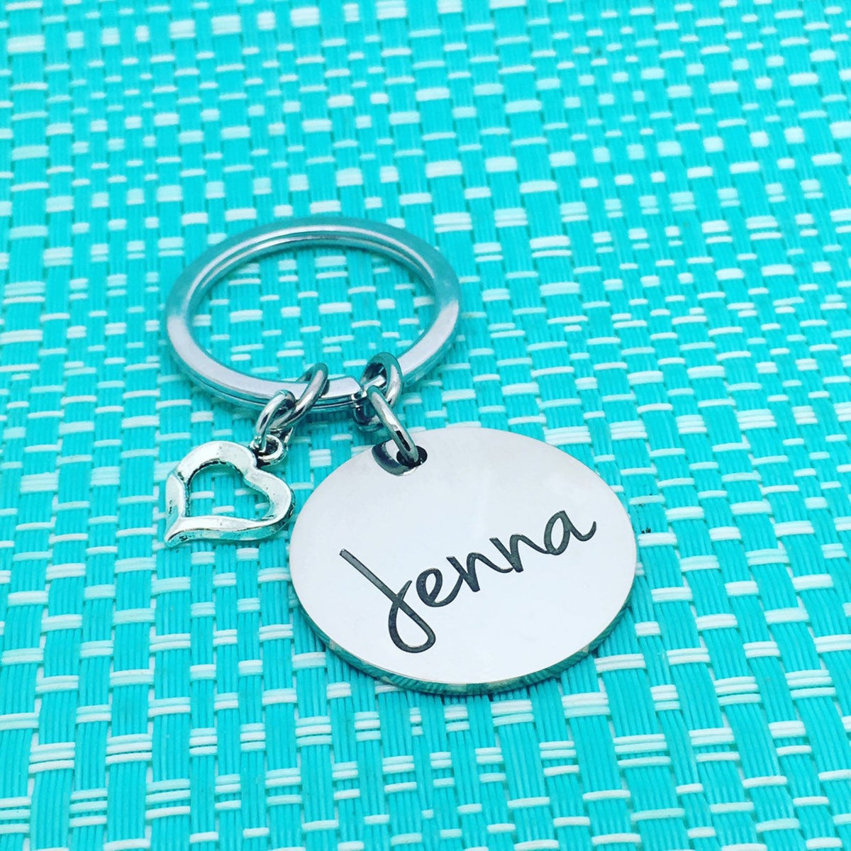 Drive Safe personalised double sided keyring (add a name or message on the back)