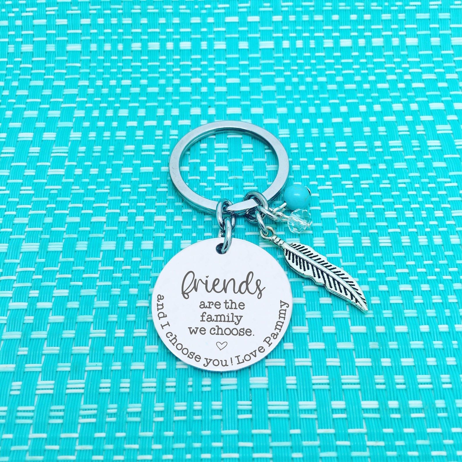Friends Are The Family We Choose, And I Choose You Personalised Friend Gift (Long Distance Gift)