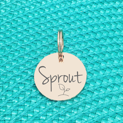 Personalised Double Sided Dog Tag, Cat Tag, Available in Silver or Rose Gold, Double Sided Engraving, Premium Pet ID Tags made in Australia