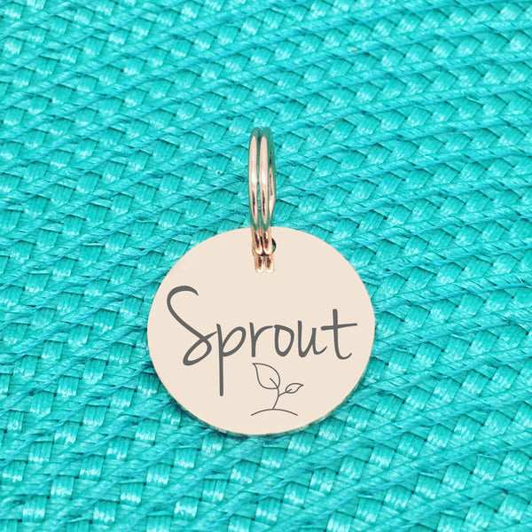Personalised Double Sided Dog Tag, Cat Tag, Available in Silver or Rose Gold, Double Sided Engraving, Premium Pet ID Tags made in Australia