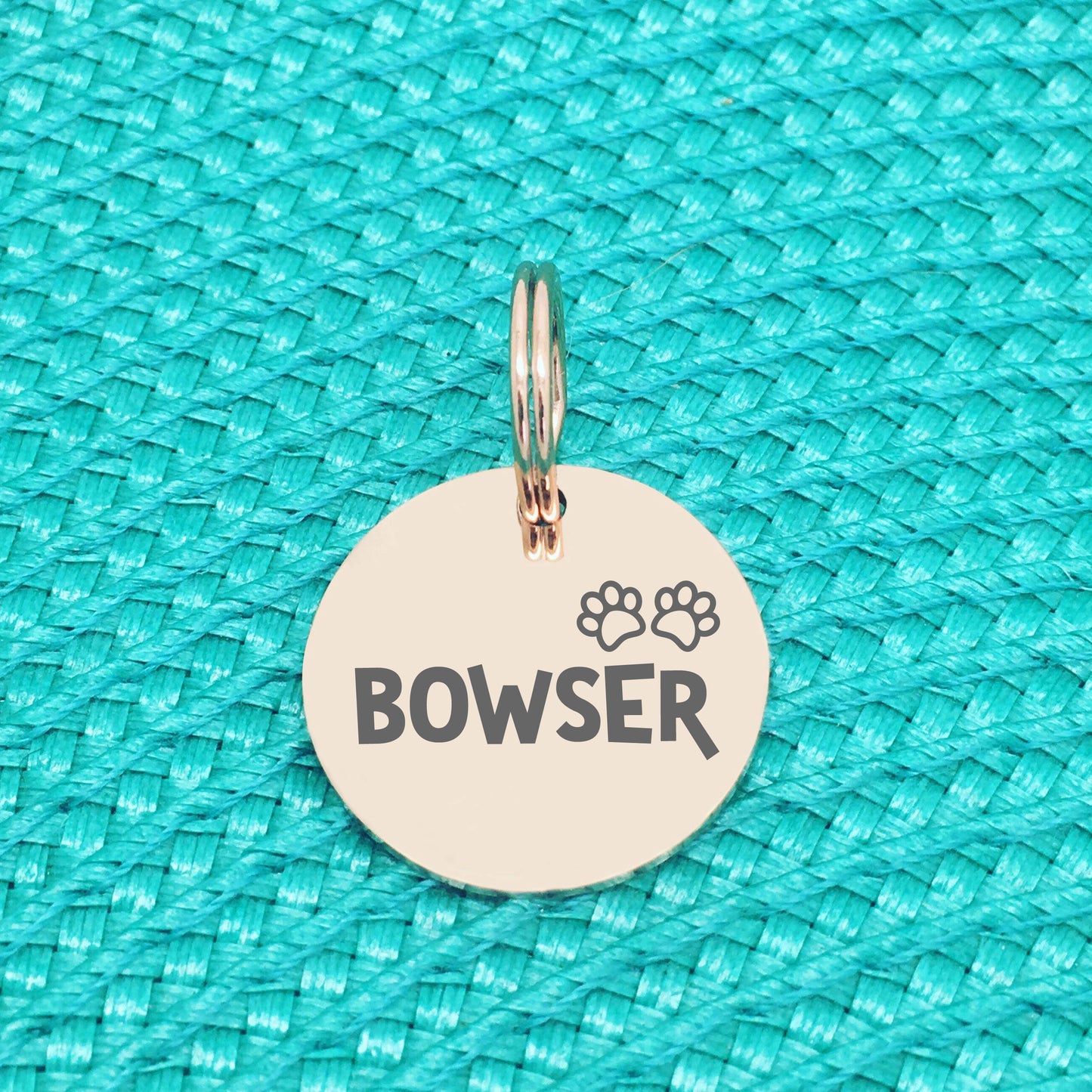 Premium Stainless Steel Custom Pet Name Tag, Engraved Dog Tag, Engraved Cat Tag, Cute Double Sided Engraved Pet ID Tag by Two Cheeky Bitches