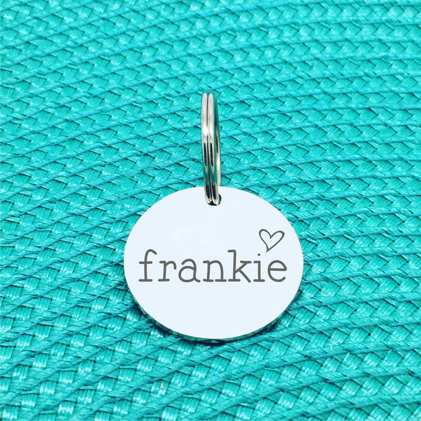 Personalised Engraved Cat Tag