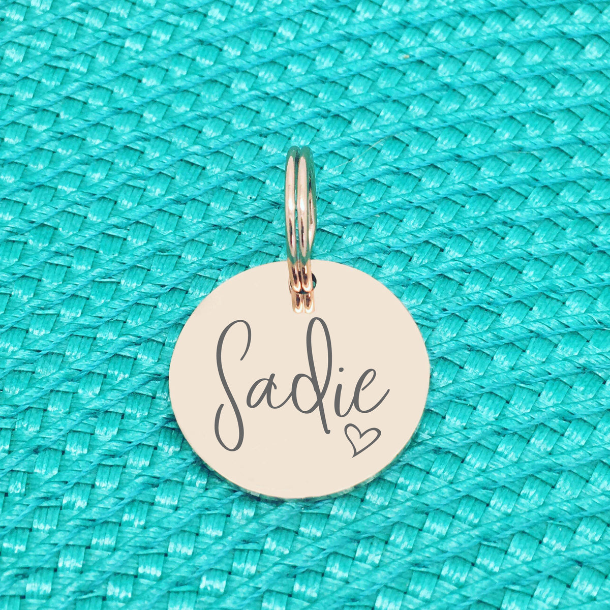 Rose Gold Pet ID Tags