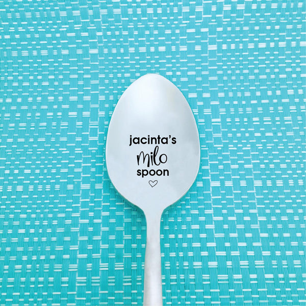 Personalised Milo Spoon (Add Your Name, Personalised Spoon, Engraved Spoon, Custom Spoon)