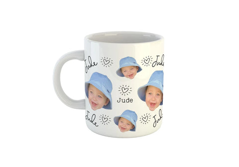 Personalised Baby Face Photo Mug, Featuring Your Little Person! (Mothers Day Present)