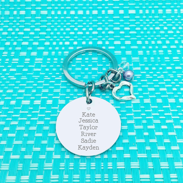 Best Mum Ever Personalised Keyring, Double Sided Butterfly Design (Change Mum to another name of your choosing)