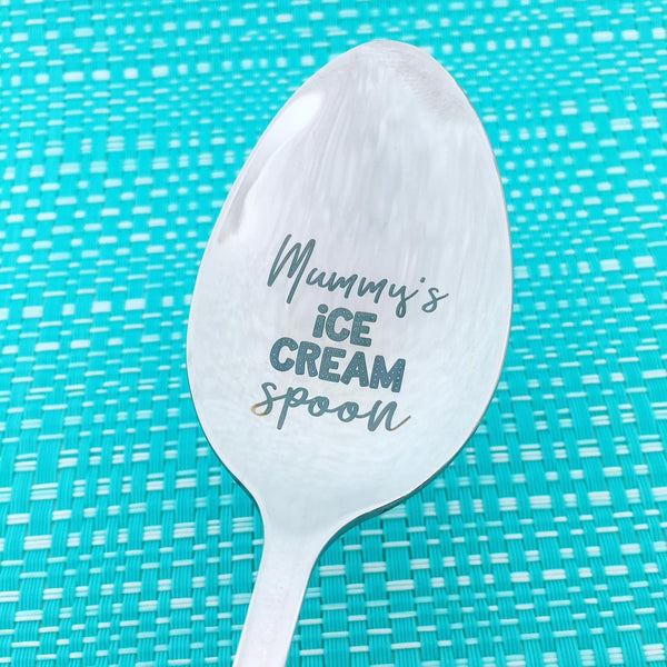 Mummy's Ice Cream Spoon (Personalise It With Any Name)