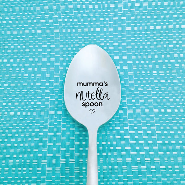 Mumma's Nutella Spoon (Personalise It With Any Name - Personalised Nutella Spoon)