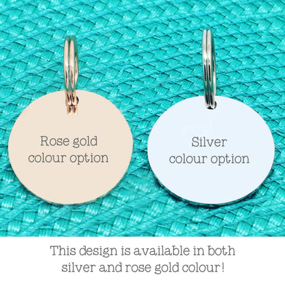 Custom Engraved Double Sided Pet Name Tag (Personalised ID tag) - 'Winnie' I'm lost please call my people design