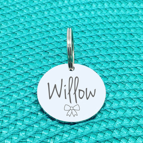 Personalised Pet Tag - Please Call My Mumma Before She Freaks Out Double Sided Dog Tag