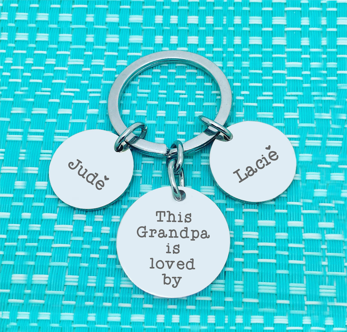Personalised Keyring - This Daddy Is Loved By