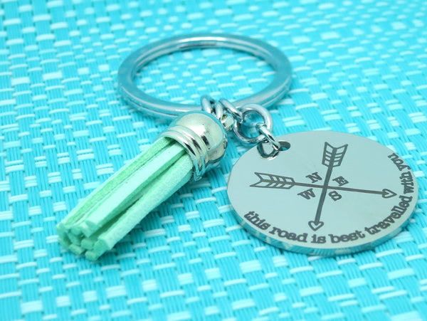 This Road Is Best Traveled With You (Long Distance Friend Gift, I Miss You Gift)
