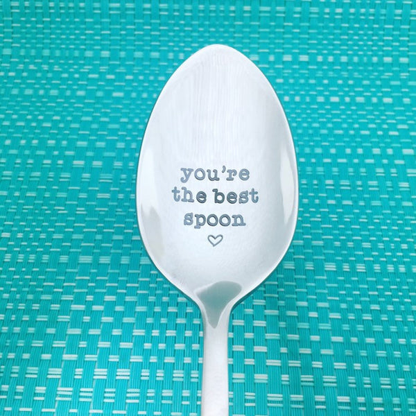 You're The Best Spoon, Cute Engraved Spoon (Unique Anniversary Gift, Valentines Day Gifts for Him)
